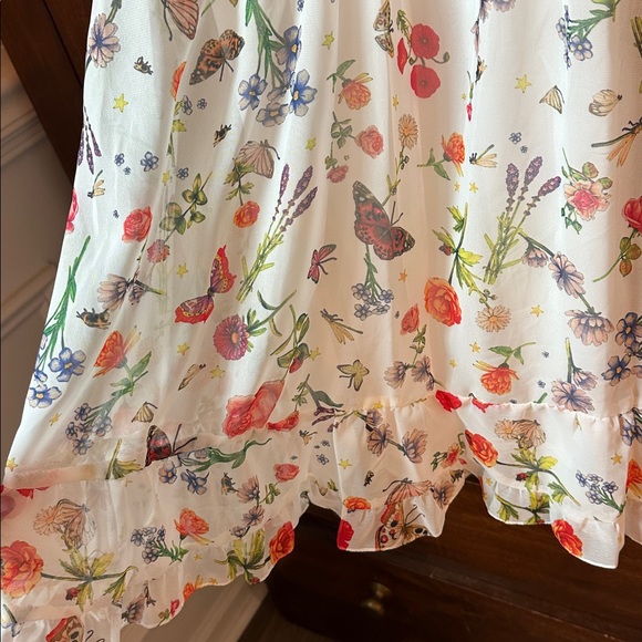 leena Mac Duggal Butterfly Floral dress - Picture 6 of 14